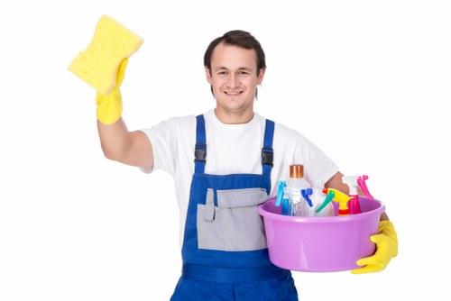 Deep cleaning carpet in a South London retail or office workspace