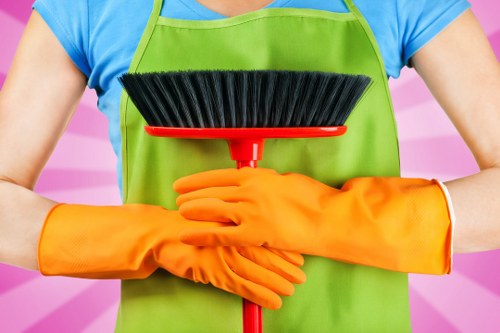 Professional carpet cleaning process for a busy Elephant and Castle property