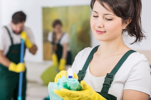 Bathroom move-in cleaning in a modern Elephant and Castle apartment