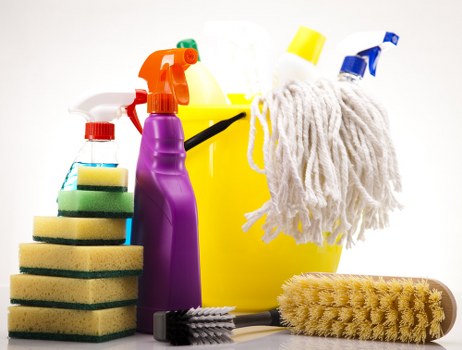 Professional carpet cleaning equipment ready for a local property